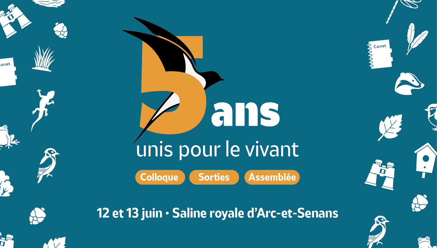 5 ans unis pour le vivant : réservez vos 12 et 13 juin !